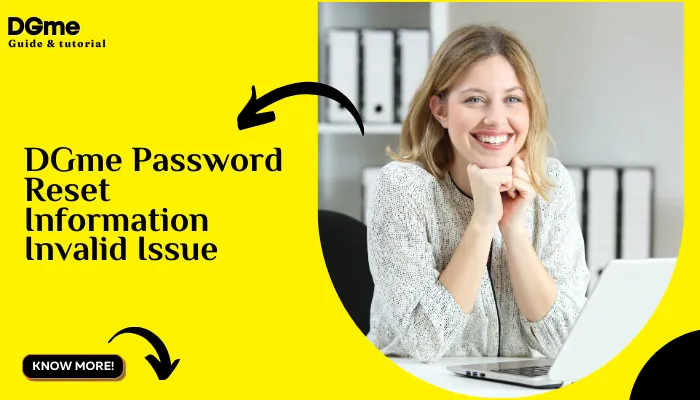 DGme Password Reset Information Invalid Issue